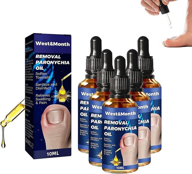 Wosawe 5pcs Toenailcare Removal Paronychia Oil, Toenailplus Anti Paronychia Relief Oil, Toe Nail Growth Oil, Nailpro Anti Paronychia Relief Oil on Productcaster.