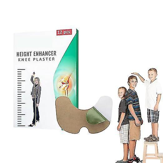 12x Height Enhancer Knee Plaster Increase Height Growth Care Naklejki Pielęgnacja stawów kolanowych Herbal Patch100%, nowość on Productcaster.