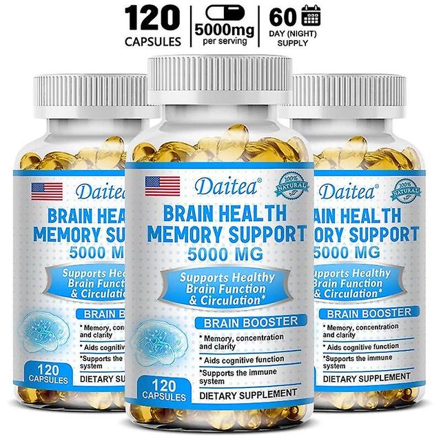 Venalisa Brain Health Memory Support 5000 Mg, Function & Circulation, Brain Booster "Memory, Focus & Clarity Supports Cognitive Function 120 count-... on Productcaster.