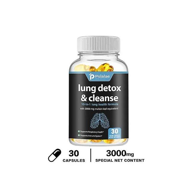 Venalisa 15-i-1 Lung Health Formula - 10:1 Mullein Extract (motsvarande 3000 mg), Vegetariska Kapslar | Tillverkad i USA 30 Capsules on Productcaster.