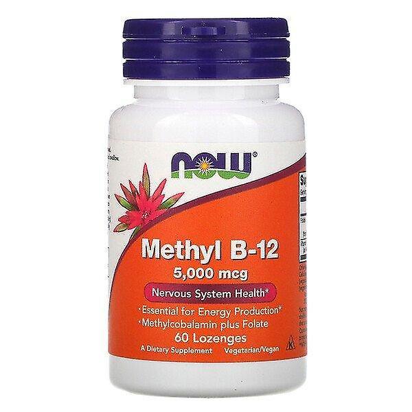 NOW Foods Jetzt Lebensmittel, Methyl B-12, 5000 mcg, 60 Lutscher on Productcaster.