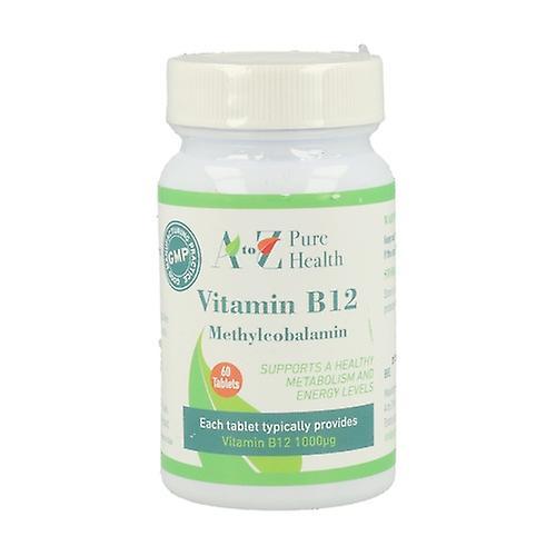 A to Z Pure Health B12 vitamin 60 tablets on Productcaster.