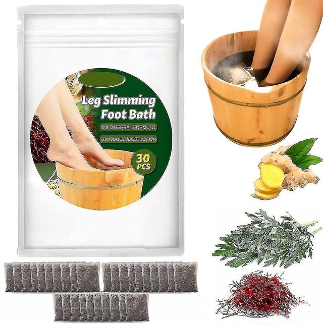 10-50pcs Lymphatic Drainage Ginger Foot Soak, Leg Slimming Foot Bath, Wormwood Foot Bath, Ginger Foo 20PCS on Productcaster.