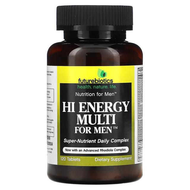 FutureBiotics, Hi Energy Multi, For Men, 120 Tablets on Productcaster.