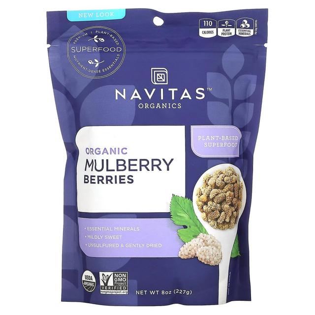 Navitas Organics, Organic Mulberry Berries, 8 oz (227 g) on Productcaster.