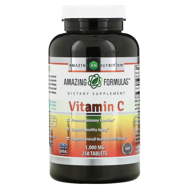 amazing nutrition Fantastisk ernæring, C-vitamin, 1.000 mg, 250 tabletter on Productcaster.