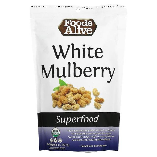 Foods Alive, Superfood, White Mulberry, 8 oz (227 g) on Productcaster.