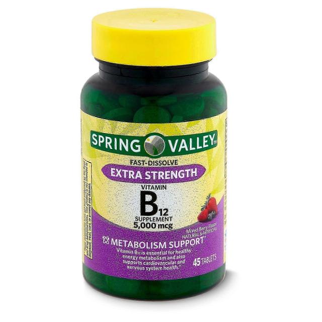 Spring valley gemengde bessensmaak extra sterkte vitamine b12 supplement, 45 ea on Productcaster.