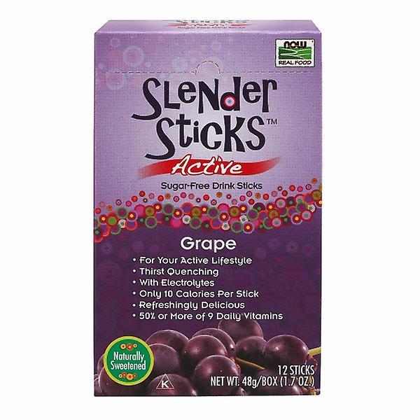 Now Foods Slender Sticks Active, Grape 12 Sticks (1er Packung) on Productcaster.