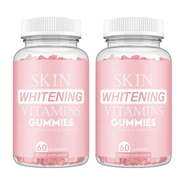 2 Pack Cápsula Clareadora Colágeno Gummies Com Niacinamida Vitaminas C &E Clareamento da Pele Melhorar o Tônus da Pele on Productcaster.