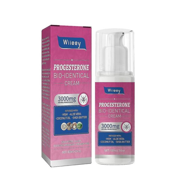 Menopause Treatment Progesterone Cream 3.4oz For Female Flashes Fatigue Relief Emotional Fluctuation Fight Stress Anxiety Health Care on Productcaster.