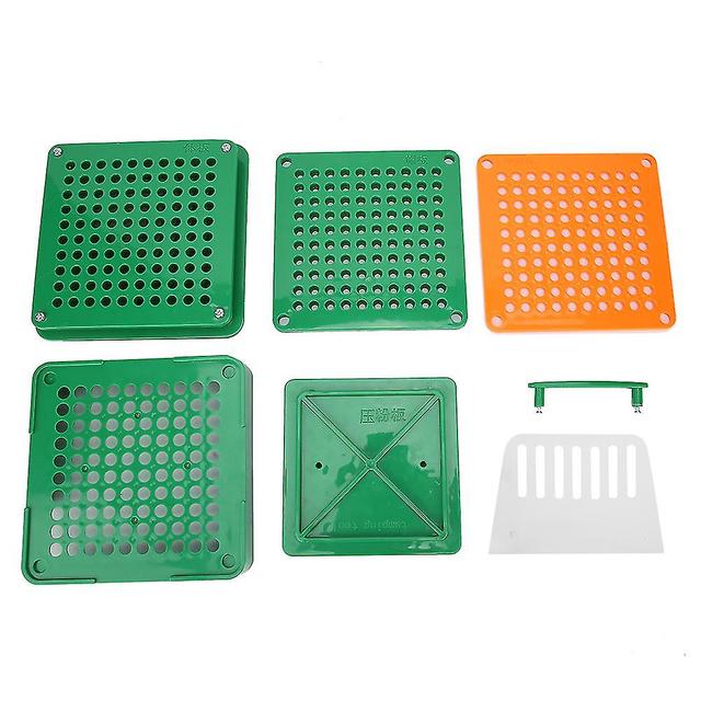 100 Holes Capsules Filler Empty Capsule Plates Manual Capsule Filling Tool 0#dark Green 0# on Productcaster.