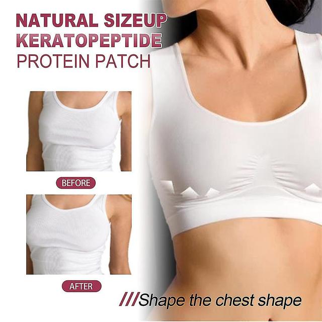 8pcs Protein Breast Patch Keratopeptide Protein Natural Chest Enhancer 4pcs For Saggy Breast Promote Lifting Firming Push Up Bust on Productcaster.