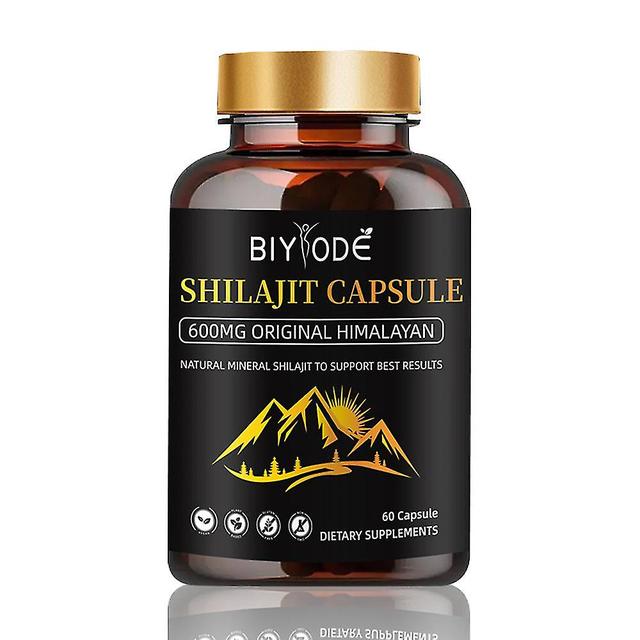 Mike 60 Capsules Himalayan Pure Shilajit 60 Caps Naturally Occurring Fulvic Acid Extract Capsules on Productcaster.