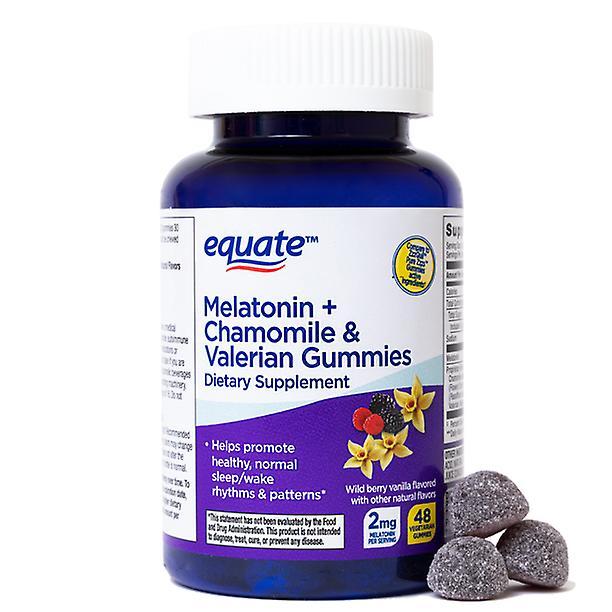 Equate Gleich Melatonin Gummibärchen + Kamille Und Baldrian, 48 kt on Productcaster.