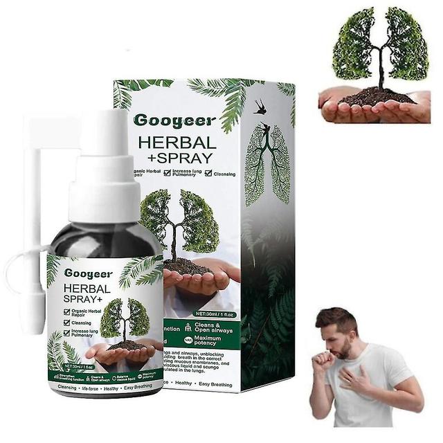 2023 Nouveau Respinature Herbal Lung Cleanse Soutien pulmonaire puissant à la brume, Herbal Care Essence on Productcaster.