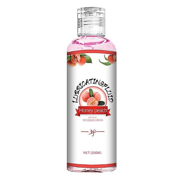 200ml Fruit Gearomatiseerd Menselijk Glijmiddel Draagbare wateroplosbare smeerolie Hydraterende Vaginale Peach Flavor on Productcaster.