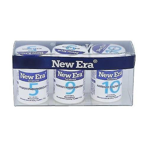 New Era Schussler trio detox salts 5+9+10 3 units of 240 tablets on Productcaster.