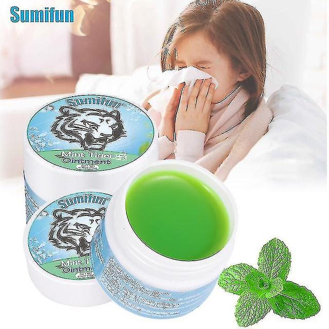 10g Tiger Balm Mint Cream Cooling Oil Relieve Colds Headaches Nasal Congest on Productcaster.