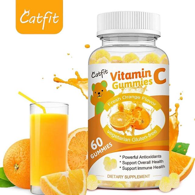 Catfit Natur Süßer Orangengeschmack Anti-Skorbut Vc Gummis Anti-Aging Früchte & Gemüsemischung Vitamin C Ergänzung Snackhuamade Huamade Mandarine 3... on Productcaster.