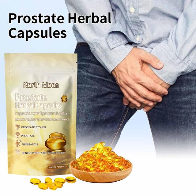 Flye Prostate Natural Herbal Capsule Saves Prostate 1 Pack (7pcs) Yellow on Productcaster.