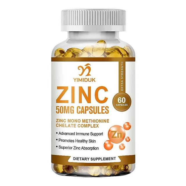 Sofirn 60/120 Capsules Zinc 50 Mg Immune Support and Antioxidant Supplement for Skin Health 1 Bottles 60 pcs on Productcaster.