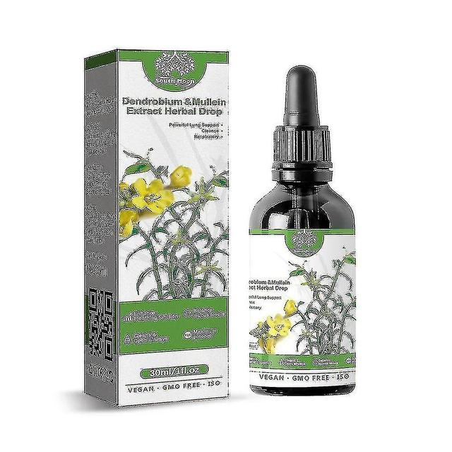 Dendrobium Mullein Extract - Lung Cleanse Respiratory Herbal Drops -sz.16197 1pc on Productcaster.