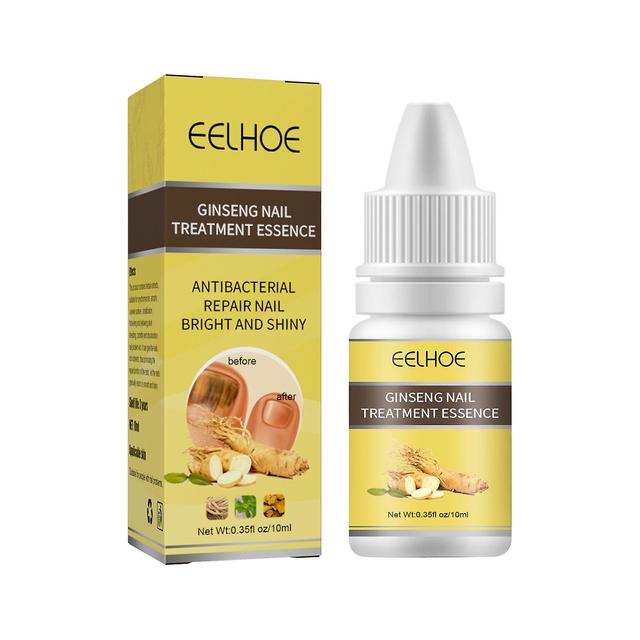 Eelhoe Ginseng Onychomycosis Nail Polish Thickening Manicure Repair Nutrition Bright Nail To Soft Nail Nourishing Essence 10ml 1pcs on Productcaster.