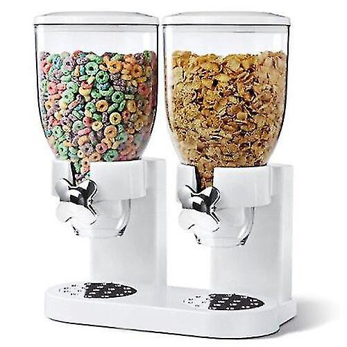 Corn Flakes Dispenser For 2x 500 G White on Productcaster.