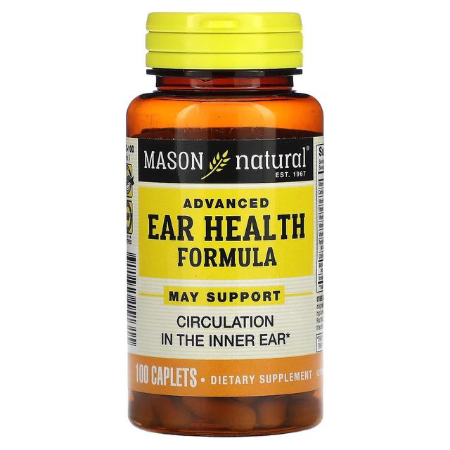 Mason Natural, Advanced Ear Health Formula, 100 Caplets on Productcaster.