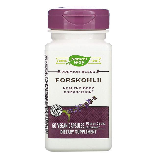 Nature's Way, Forskohlii, 125 mg, 60 Vegan Capsules on Productcaster.