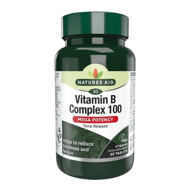 Natures Aid Naturens stöd vitamin b komplex 100 (tid release) 30-talet on Productcaster.