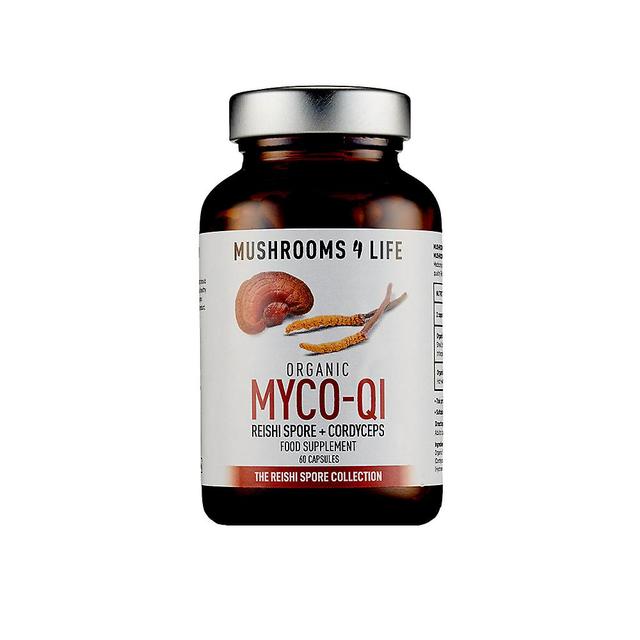 Mushrooms4Life Sienet 4 elämää orgaaninen myco-qi 60-luku on Productcaster.