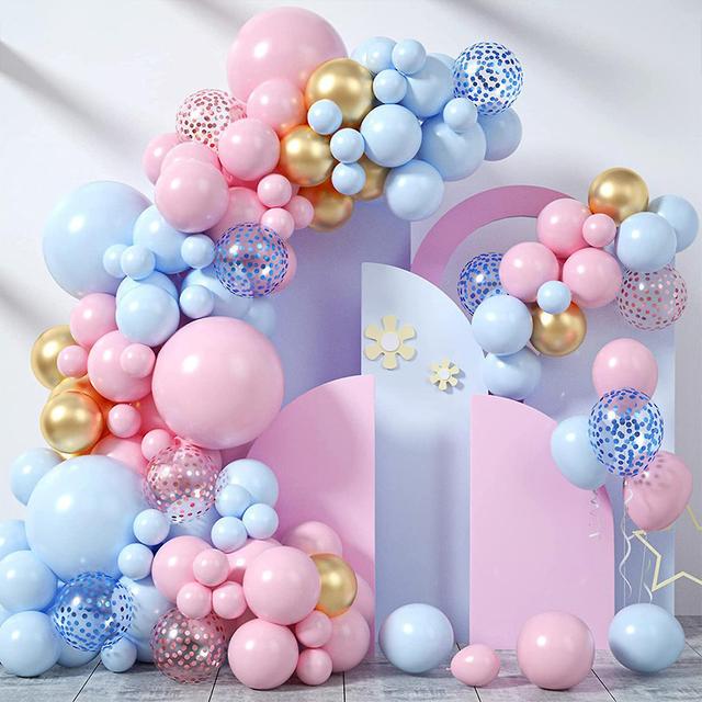 18 Inches Party Balloons Set Reusable Sturdy Balloons For Party Anniversary Party Decorations Balloons Pink Blue Suit on Productcaster.