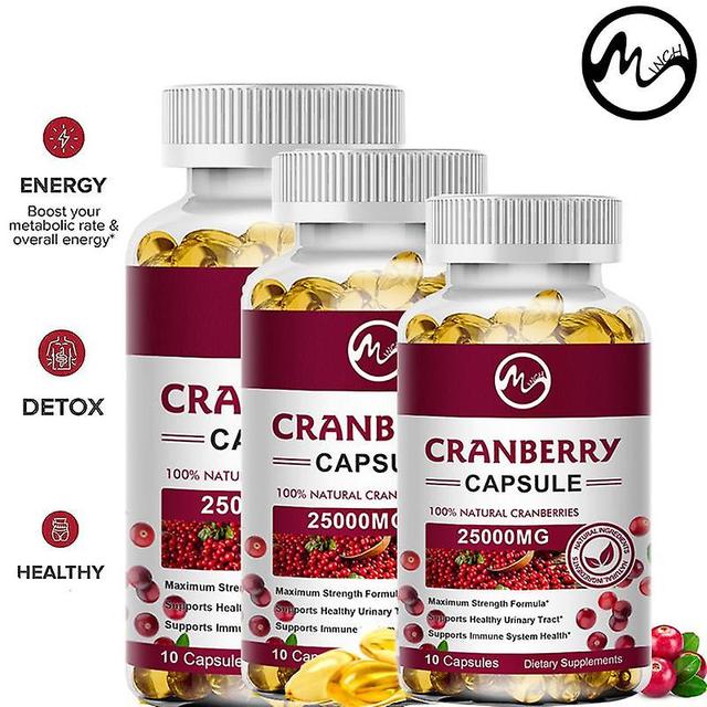 Tib Minch Bio-Cranberry-Extrakt Weichkapseln Unterstützt die Gesundheit des Harnsystems Blase Starkes Antioxidans Reich an Vita C Ergänzung 30 Count on Productcaster.