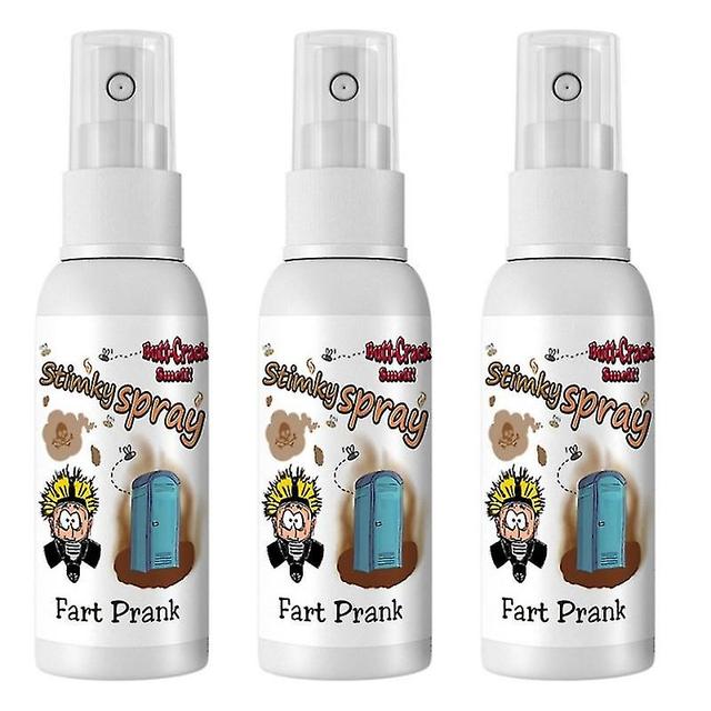 3pcs Party Fart Gass Spray Prank Moro Spøk Stink Illeluktende Gags triks on Productcaster.