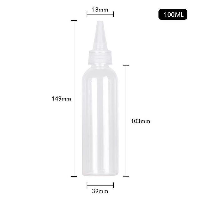 Sjioh 5/30/50/80/100ml Refillable Travel Gjennomsiktig plast Parfyme Spray Flaske Sharp-mouth Flasker Sub-tapping Clamshell Bottle 100ml 1 on Productcaster.