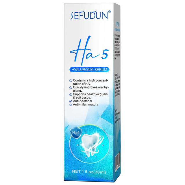 Hefansi Ha5 Hyaluronic Serum Hyaluronic For Health Supports Hydration Promotes Saliva Production Supports Healthier And Soft Tissue on Productcaster.