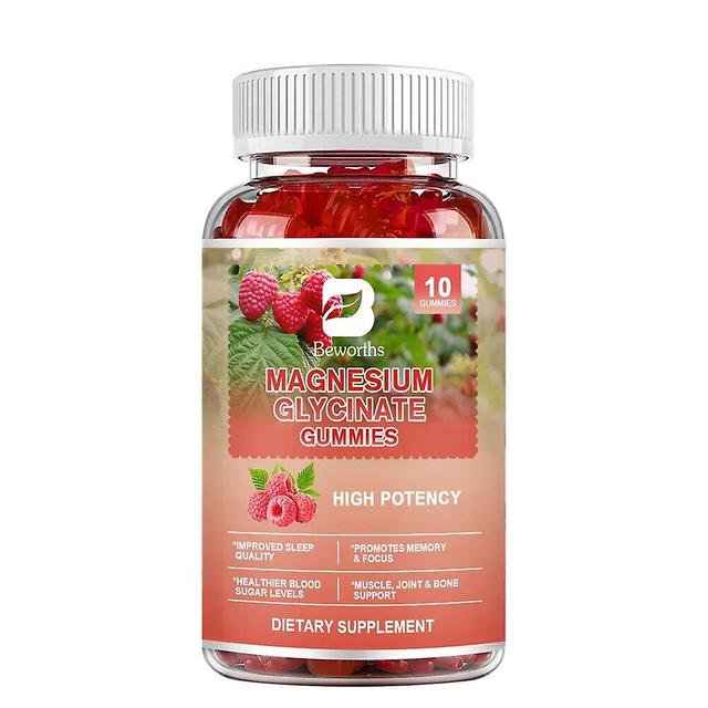 TIB Magnesium Glycinate Gummies 400mg - Suplement cukru i magnezu potasu z witaminami, koenzymem Q10 pomaga uspokoić nastrój i zasnąć 2bottles on Productcaster.