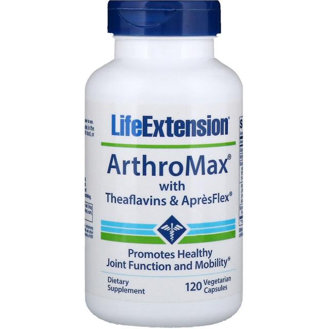 Life Extension Livsförlängning, ArthroMax med Theaflavins och ApresFlex, 120 Vegetarisk kapsel on Productcaster.