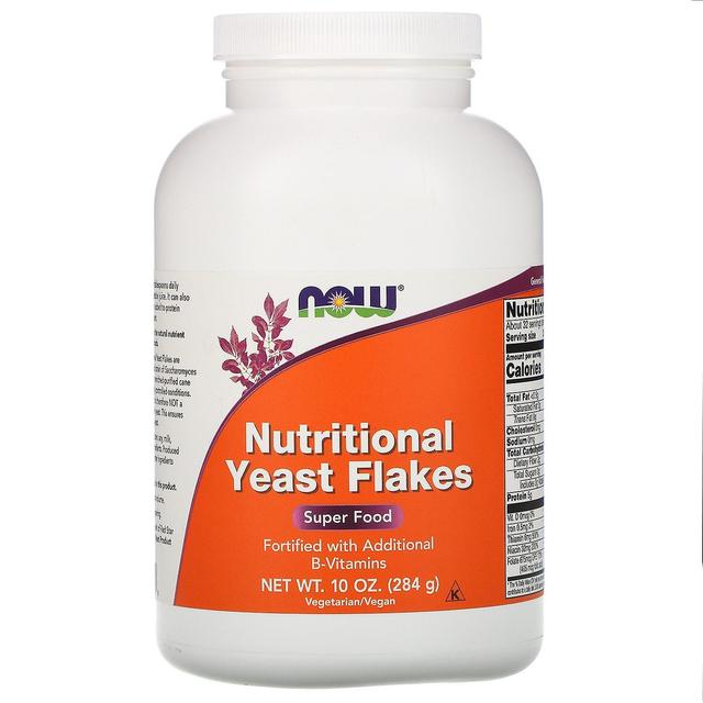 NOW Foods Ora Alimenti, Fiocchi di Lievito Nutrizionale, 10 oz (284 g) on Productcaster.