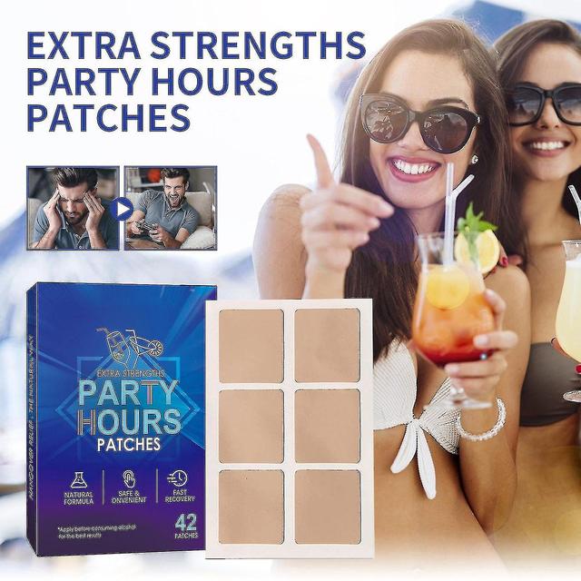 Hangover Relief Patches - Natural Recovery for a Better Morning after Party, Business Dinner, Disco Hk 2box-84pcs on Productcaster.