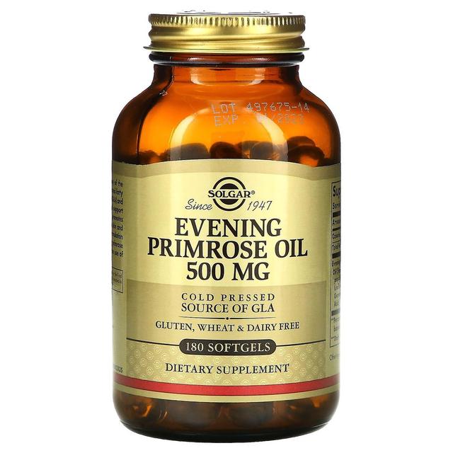 Solgar, Evening Primrose Oil, 500 mg, 180 Softgels on Productcaster.