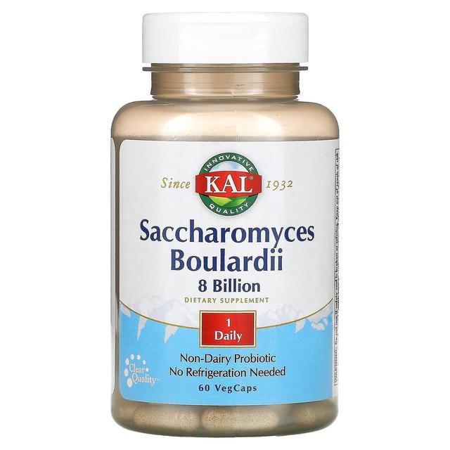 KAL, Saccharomyces Boulardii, 8 Billion, 60 VegCaps on Productcaster.