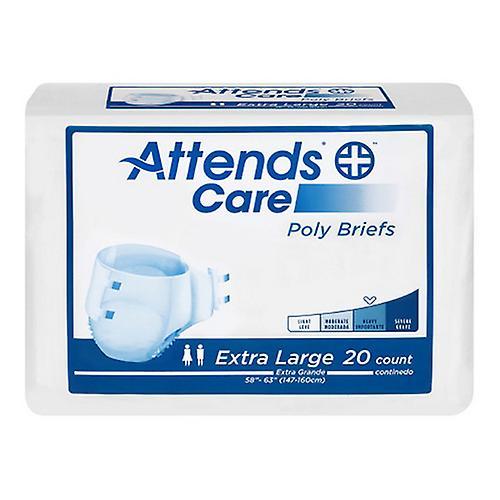 Attends Unisex Adult Incontinence Brief Care X-Large, Count of 60 (Pack of 1) on Productcaster.