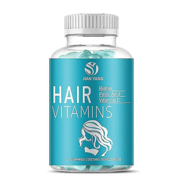 1/2pcs Hair Fudge Vitamin Growth Hair Fudge Hair Gummies Biotin 1PCS on Productcaster.