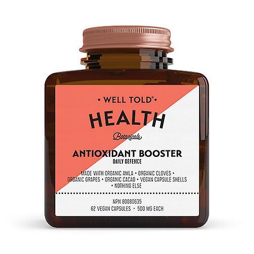 Well Told Health Antioxidant Booster Daily Defence ,62 VegCaps on Productcaster.