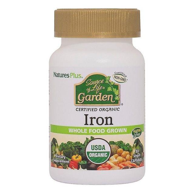 Nature's Plus Naturens plus kilde til Life Garden Iron 18mg Vcaps 30 (30736) on Productcaster.