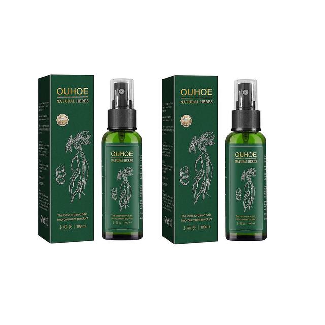 100ml Natural Ginseng Oil Serum Spray Hair Loss Hair Thinning Health Care Hair Growth Liquid Regrowt on Productcaster.