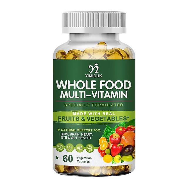 Eccpp Whole Food Multivitamin Minerals Capsules Zinc & Vitamin D3k2 Improve Immunity Healthy Hair & Skin & Nails For Women 1 Bottles 120 pcs on Productcaster.